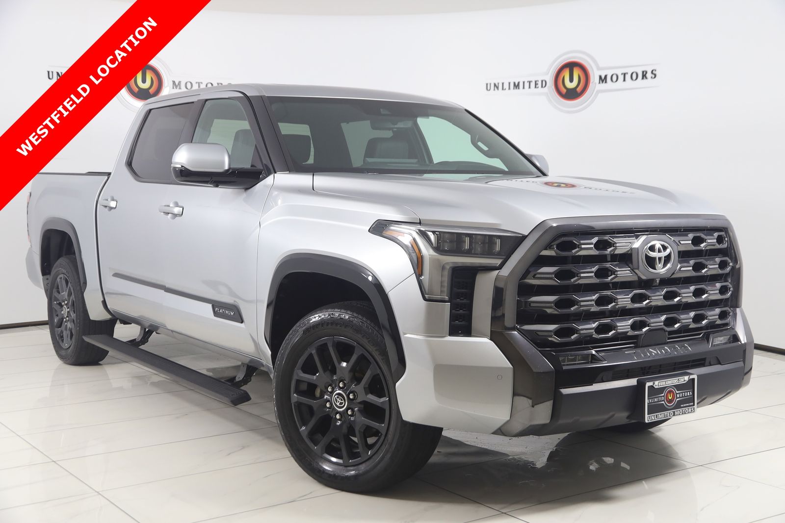 Celestial Silver Metallic 2023 Toyota Tundra Pickup Truck Four-Wheel Drive Automatic