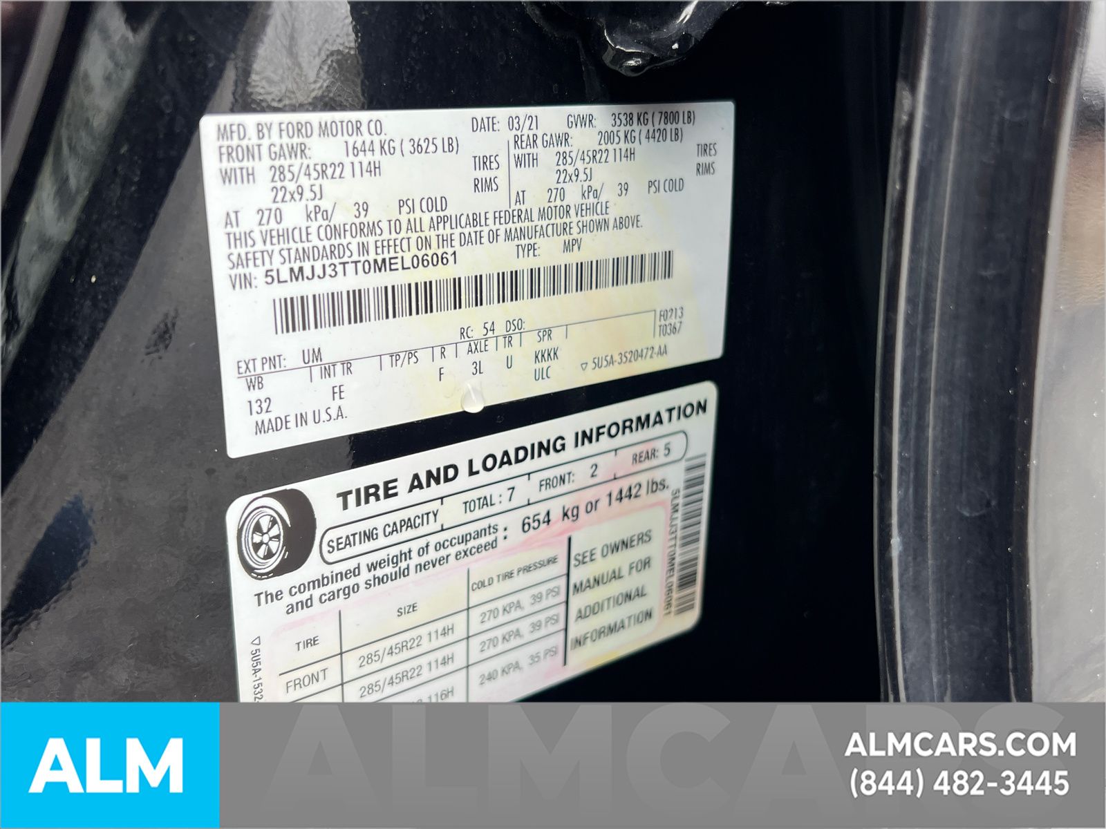 Used 2021 Black Lincoln Black Label image 38