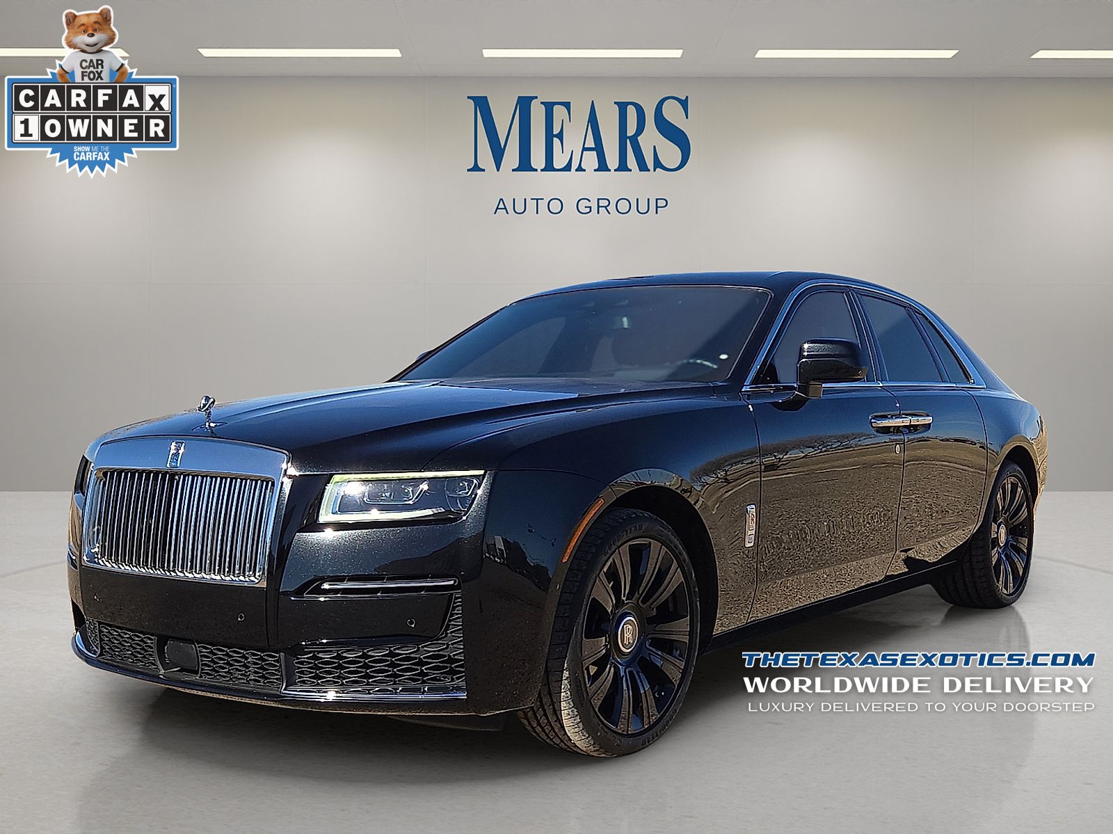 Black Diamond 2023 Rolls-Royce Ghost Sedan All-Wheel Drive 8-Speed Automatic