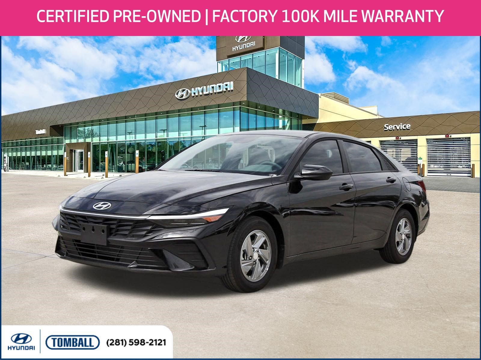 Abyss Black 2026 Hyundai Elantra Sedan Front-Wheel Drive Continuously Variable Transmission