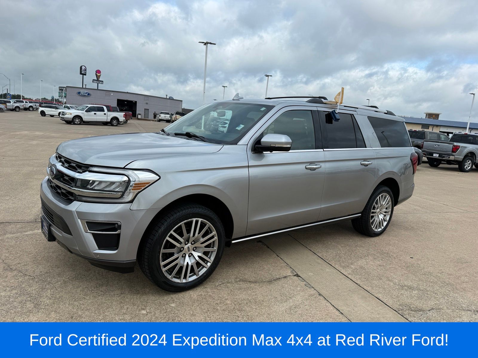 Silver Metallic 2024 Ford Expedition SUV / Crossover Four-Wheel Drive Automatic