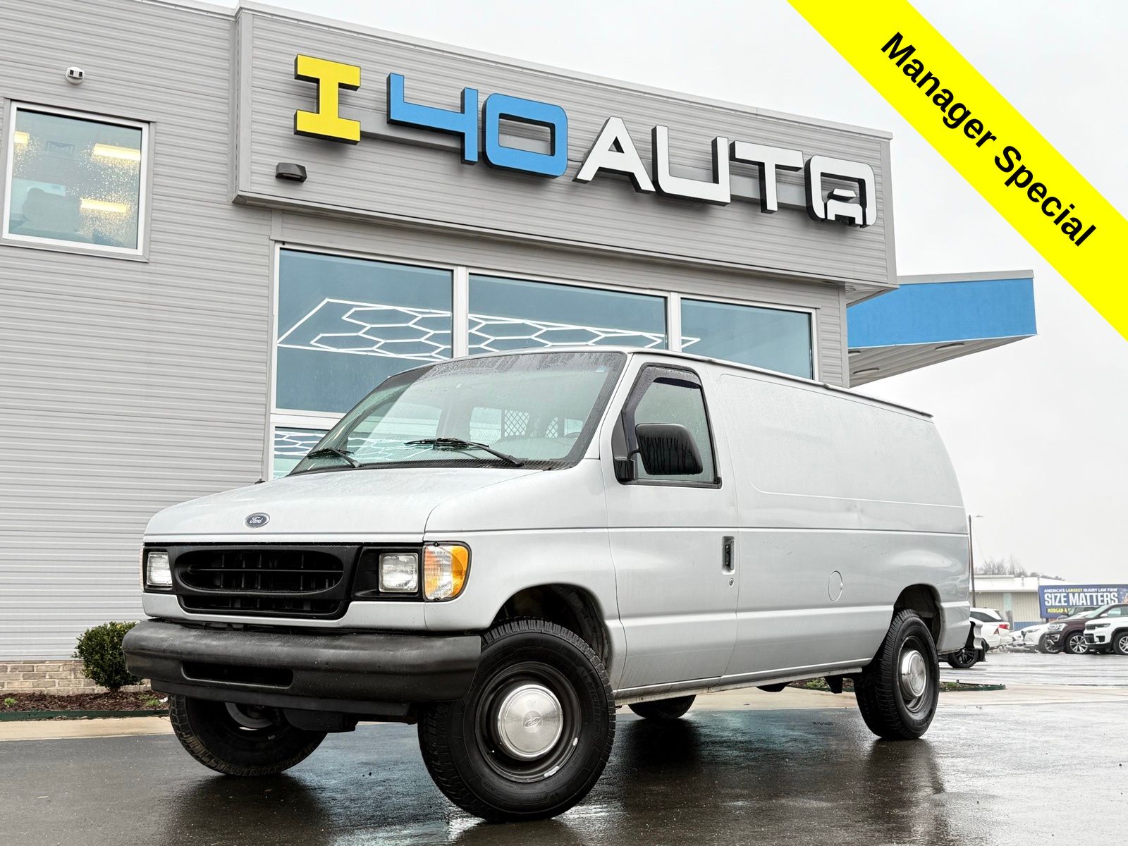 Silver Clearcoat Metallic 1999 Ford E-Series E-250 Van Rear-Wheel Drive 4-Speed Automatic Overdrive