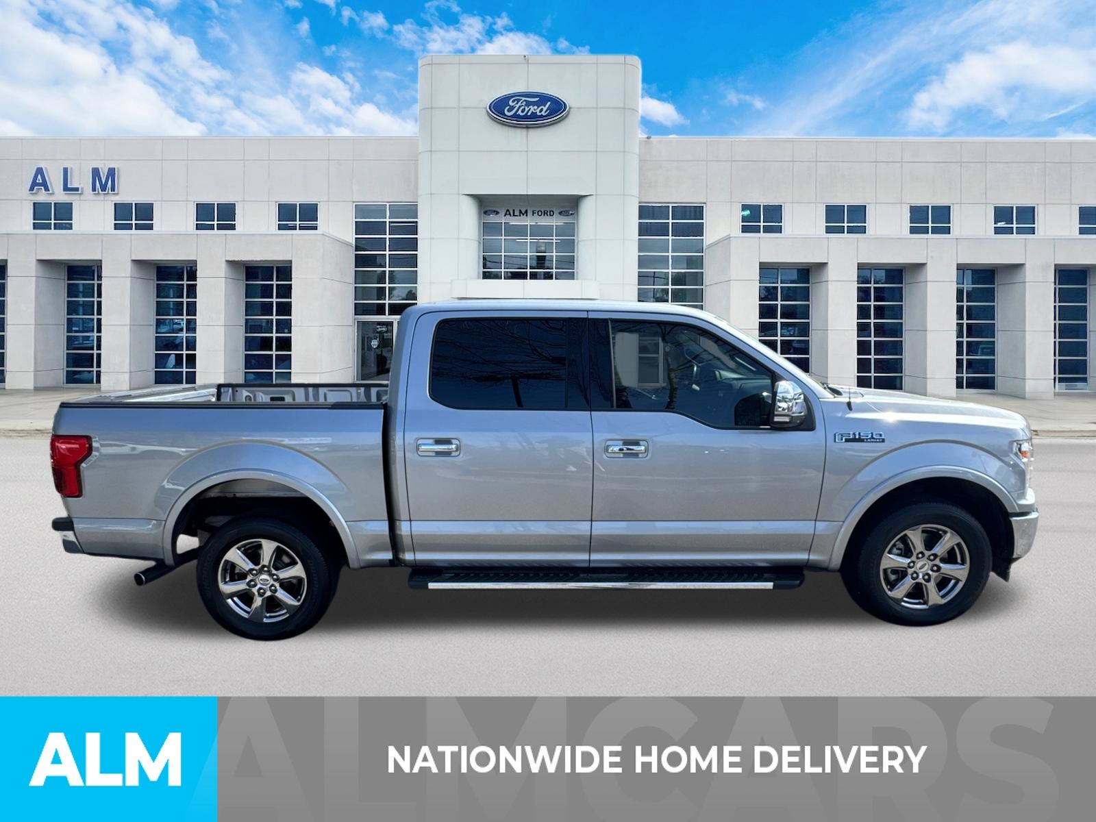 Used 2020 Iconic Silver Metallic Ford Lariat image 4