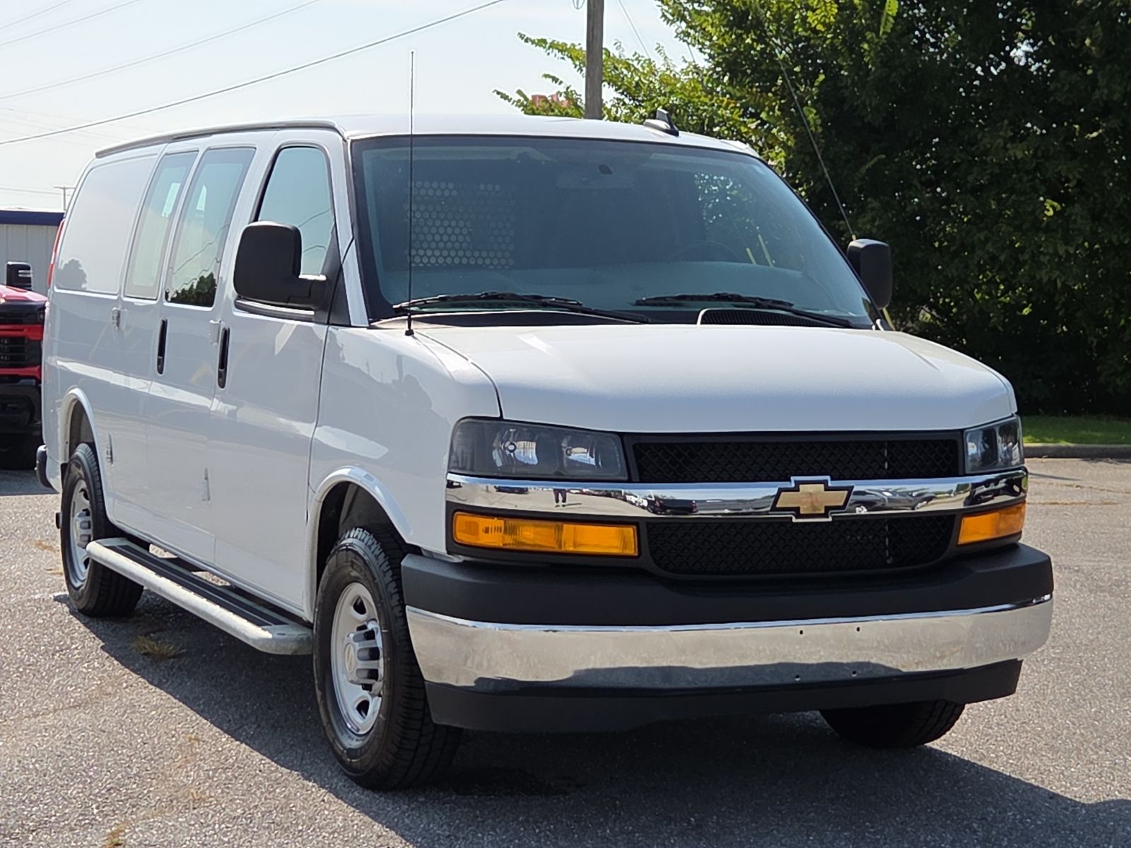 Summit White 2025 Chevrolet Express Cargo Van Rear-Wheel Drive 8-Speed Automatic Overdrive