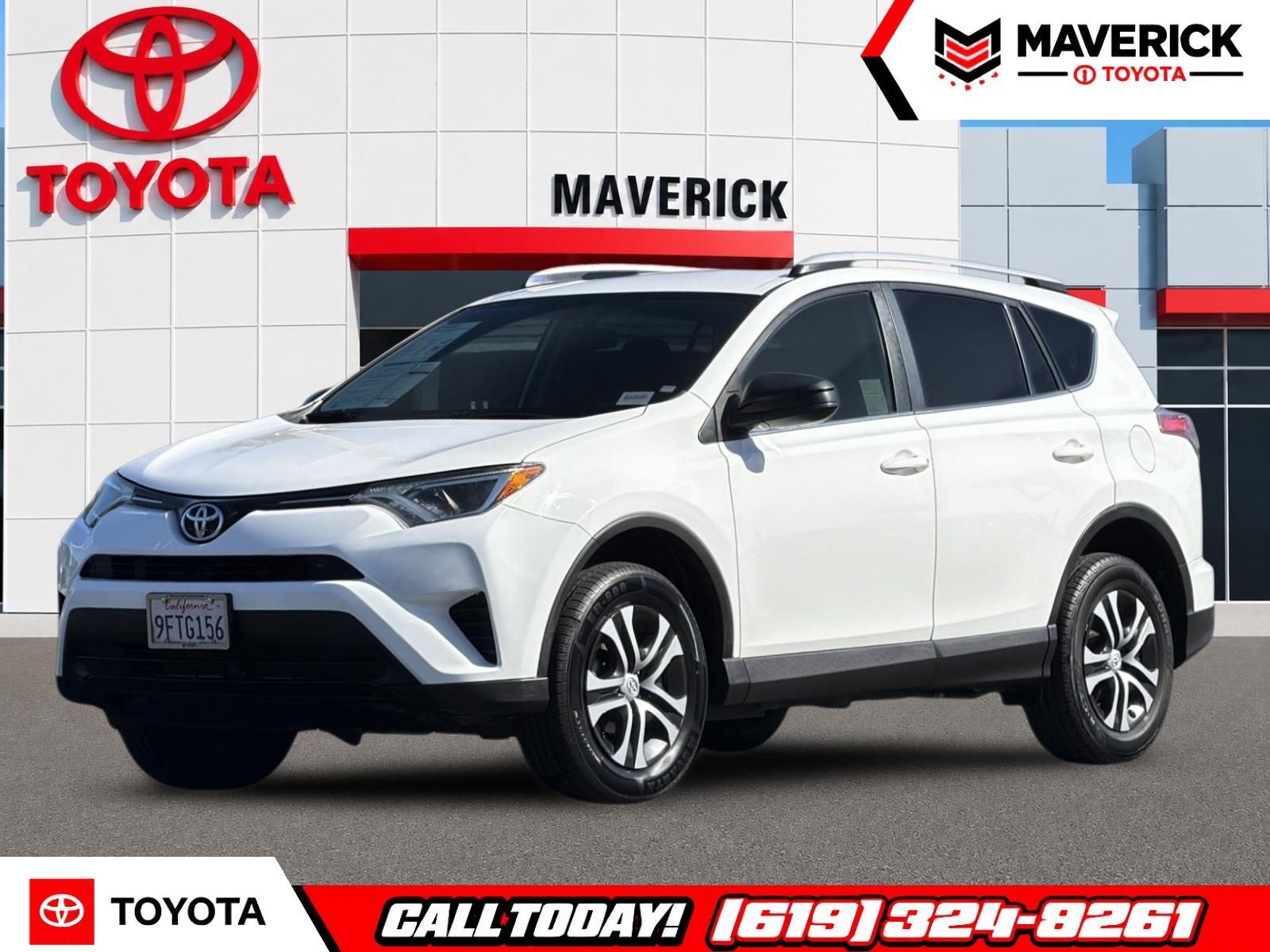 Super White 2016 Toyota RAV4 SUV / Crossover Front-Wheel Drive 6-Speed Automatic