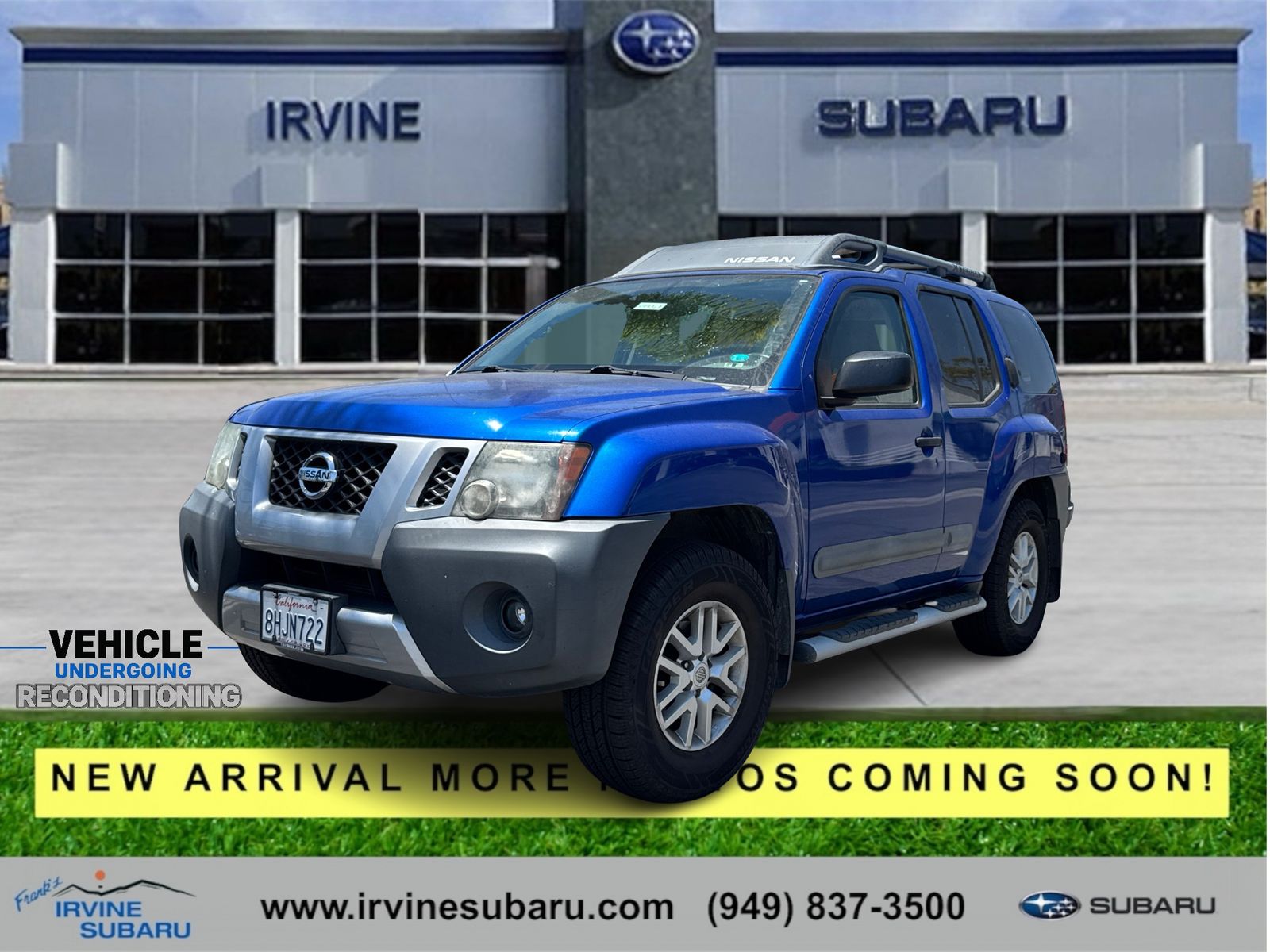 Blue Metallic 2015 Nissan Xterra SUV / Crossover 4X2 5-Speed Automatic