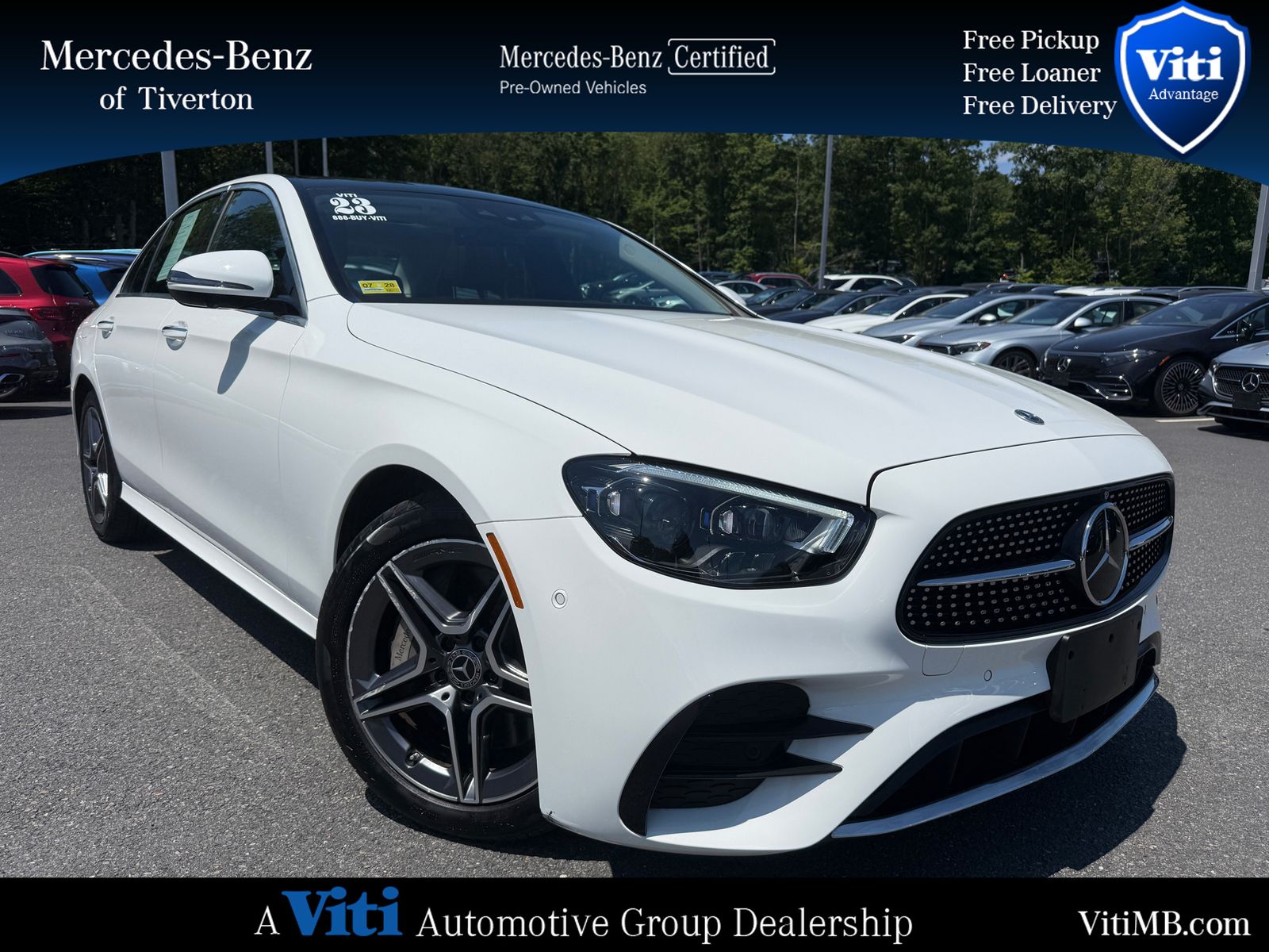 Polar White 2023 Mercedes-Benz E-Class Sedan All-Wheel Drive 9-Speed Automatic
