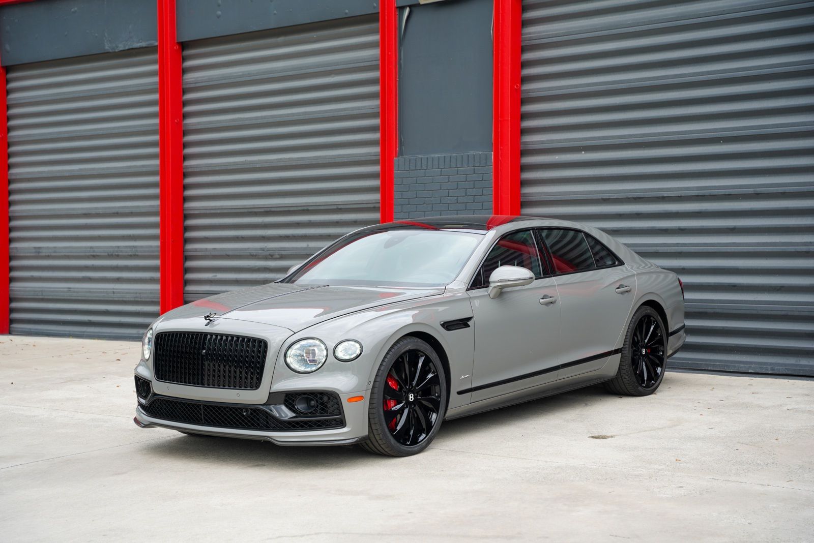 Gray 2023 Bentley Flying Spur Azure V8 AWD Sedan All-Wheel Drive 8-Speed Automatic