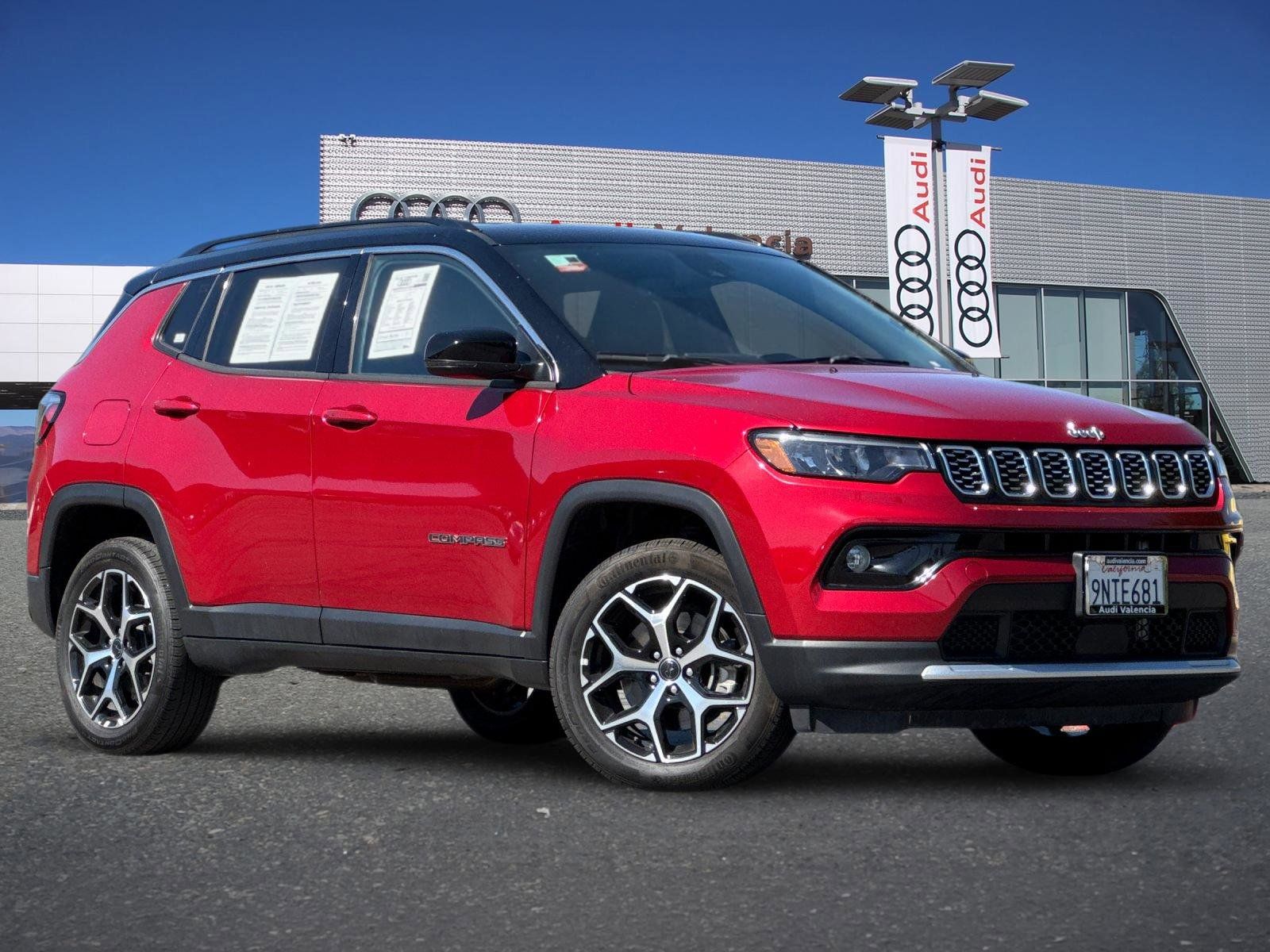 Red Hot Pearlcoat 2025 Jeep Compass Limited 4WD SUV / Crossover Four-Wheel Drive 8-Speed Automatic