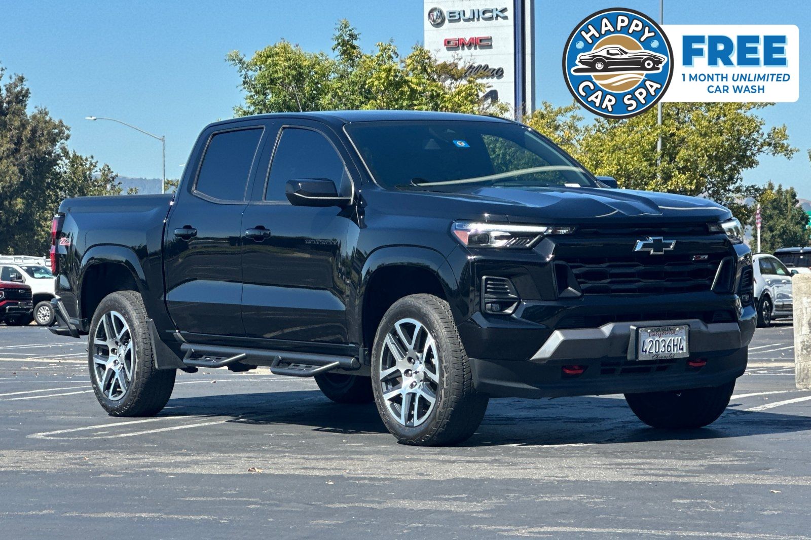 Black 2023 Chevrolet Colorado Pickup Truck Four-Wheel Drive 8-Speed Automatic
