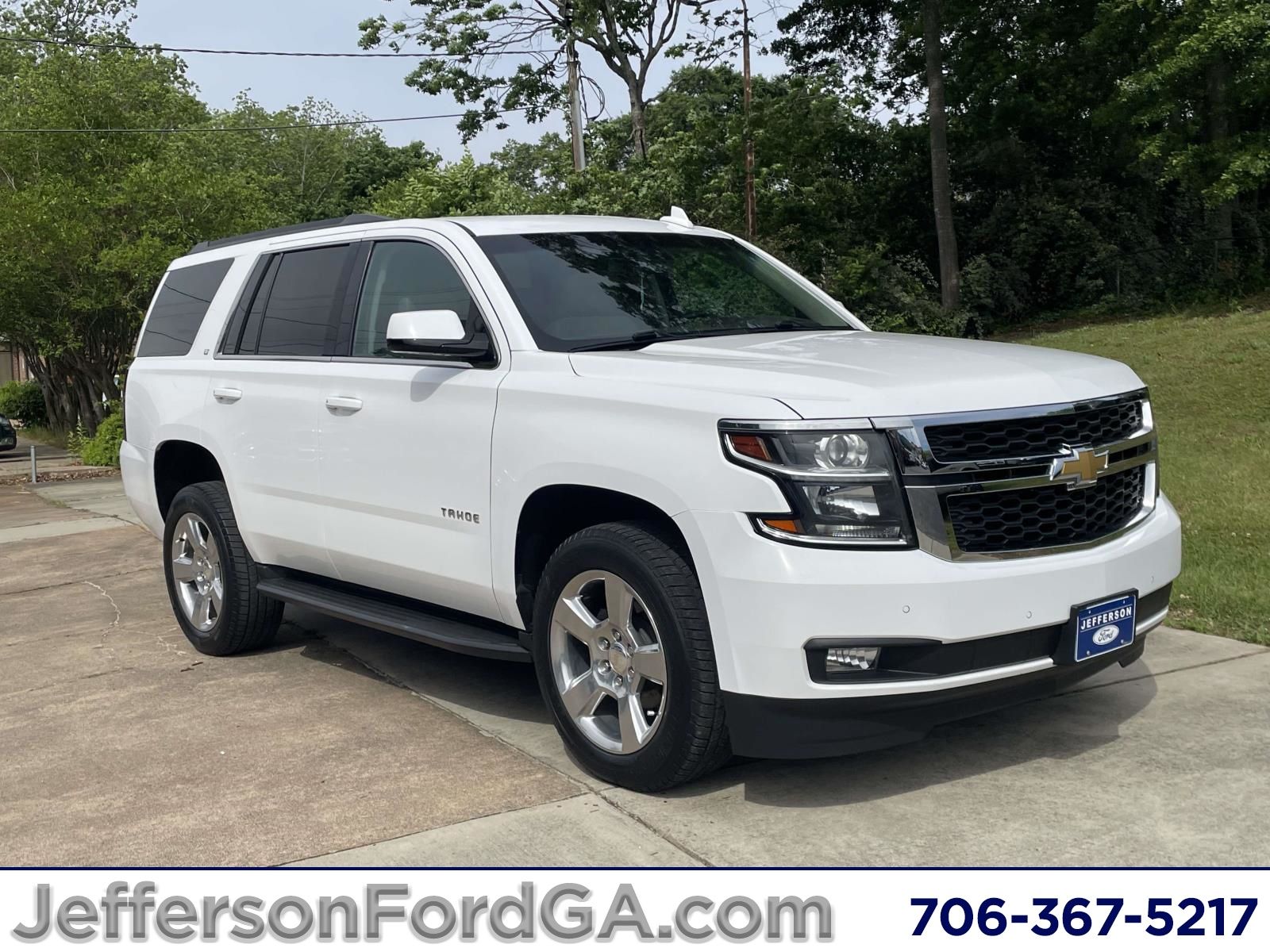 Summit White 2020 Chevrolet Tahoe LT RWD SUV / Crossover 4X2 6-Speed Automatic Overdrive