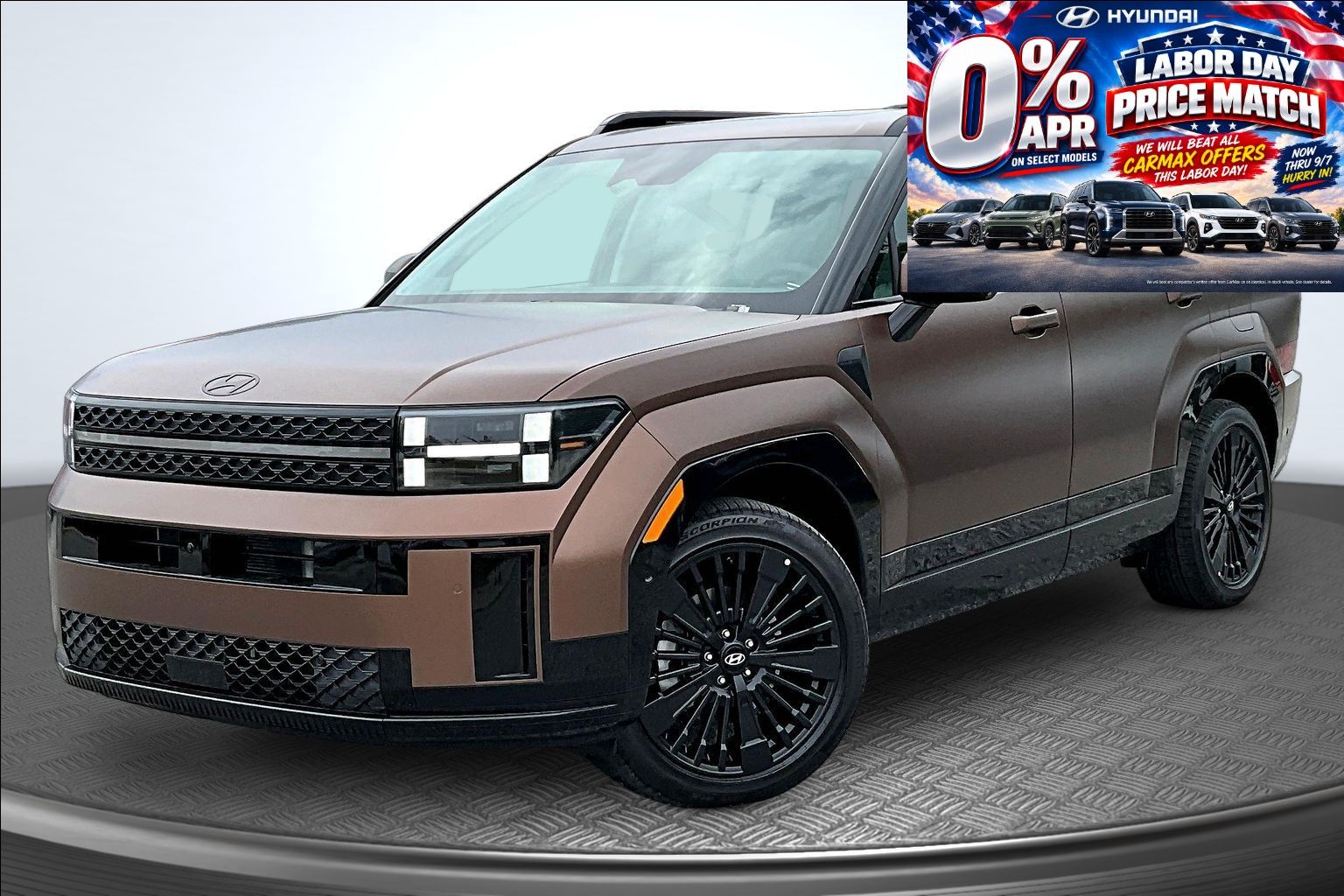 Earthy Brass Matte 2026 Hyundai Santa Fe Hybrid SUV / Crossover All-Wheel Drive 6-Speed Automatic