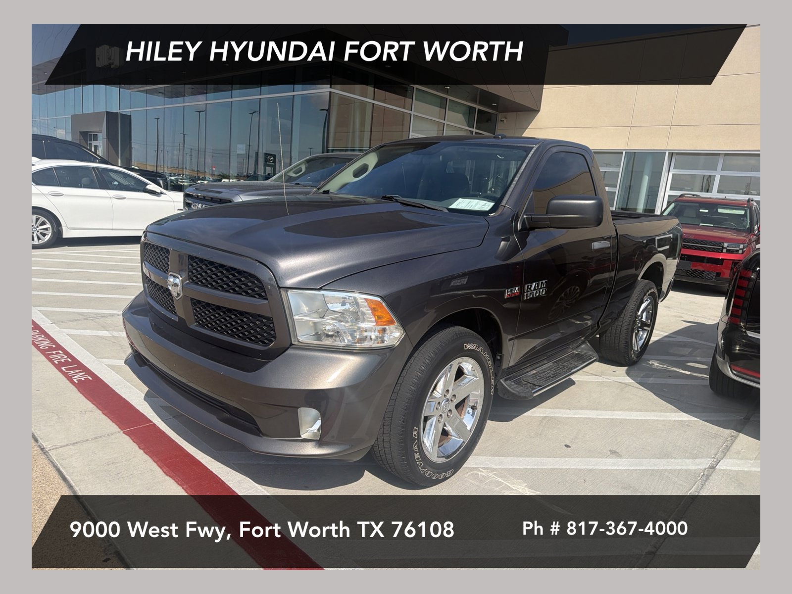 Gray (Granite Crystal Metallic Clearcoat) 2014 RAM 1500 Pickup Truck 4X2 8-Speed Automatic