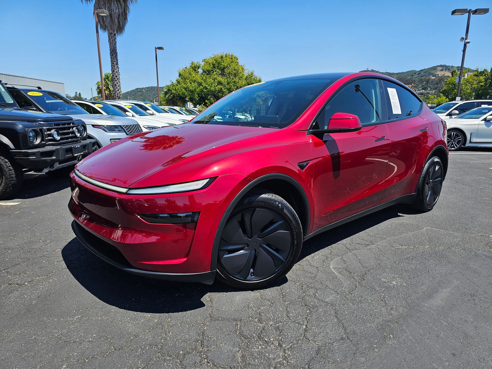 Red 2026 Tesla Model Y SUV / Crossover Rear-Wheel Drive 1-Speed Automatic