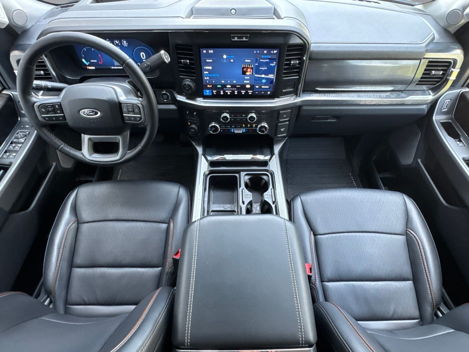 Certified Used 2025 Agate Black Metallic Ford Lariat image 3