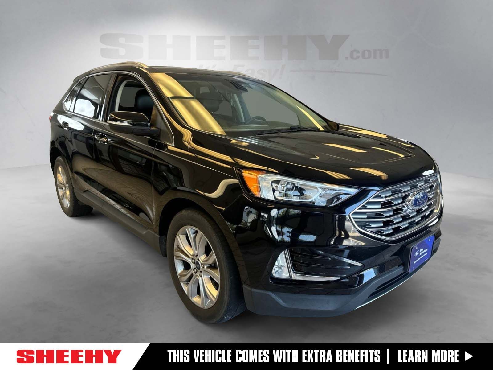 Agate Black Metallic 2019 Ford Edge SUV / Crossover All-Wheel Drive 8-Speed Automatic