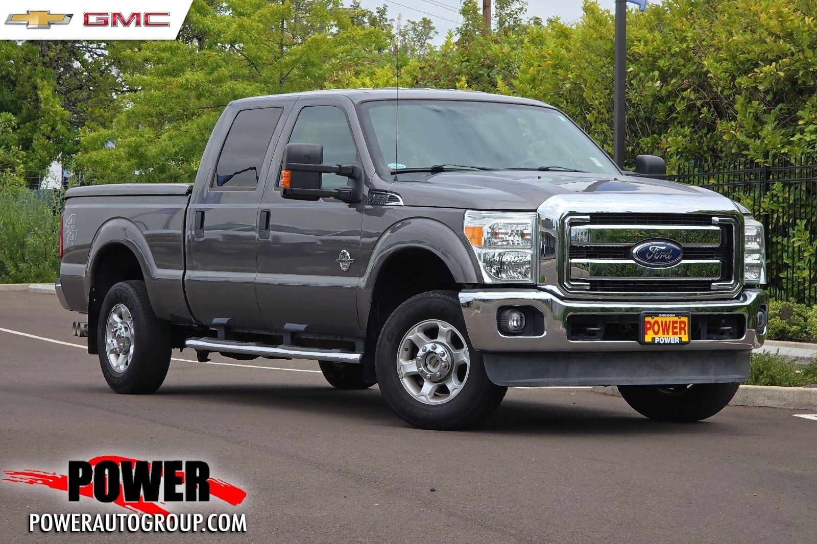 Sterling Gray Metallic 2014 Ford F-250 Super Duty Pickup Truck Four-Wheel Drive 6-Speed Automatic Overdrive
