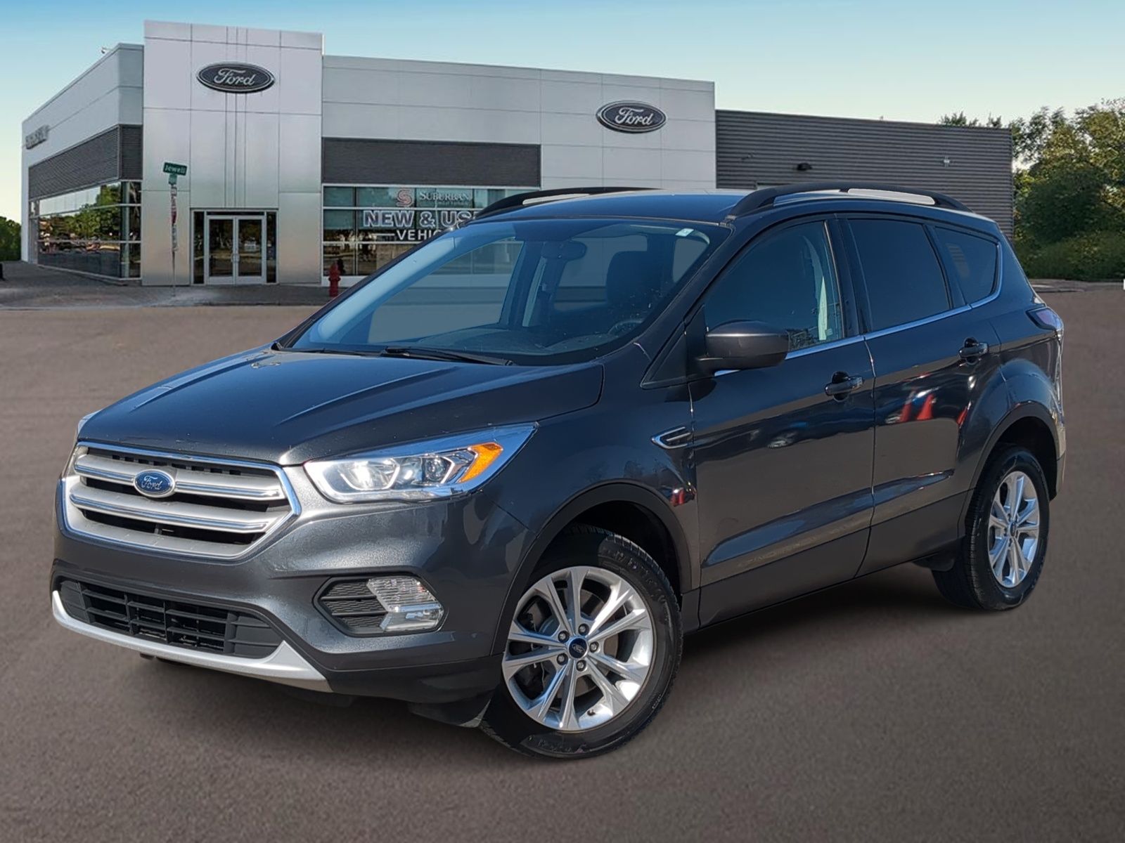 Gray (Magnetic Metallic) 2018 Ford Escape SEL AWD SUV / Crossover All-Wheel Drive 6-Speed Automatic