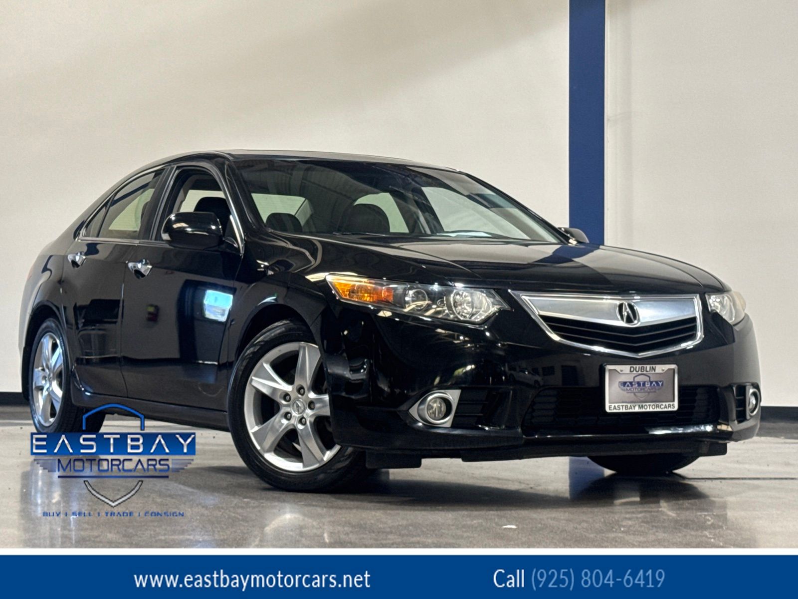 Crystal Black Pearl 2012 Acura TSX Sedan Front-Wheel Drive 5-Speed Automatic