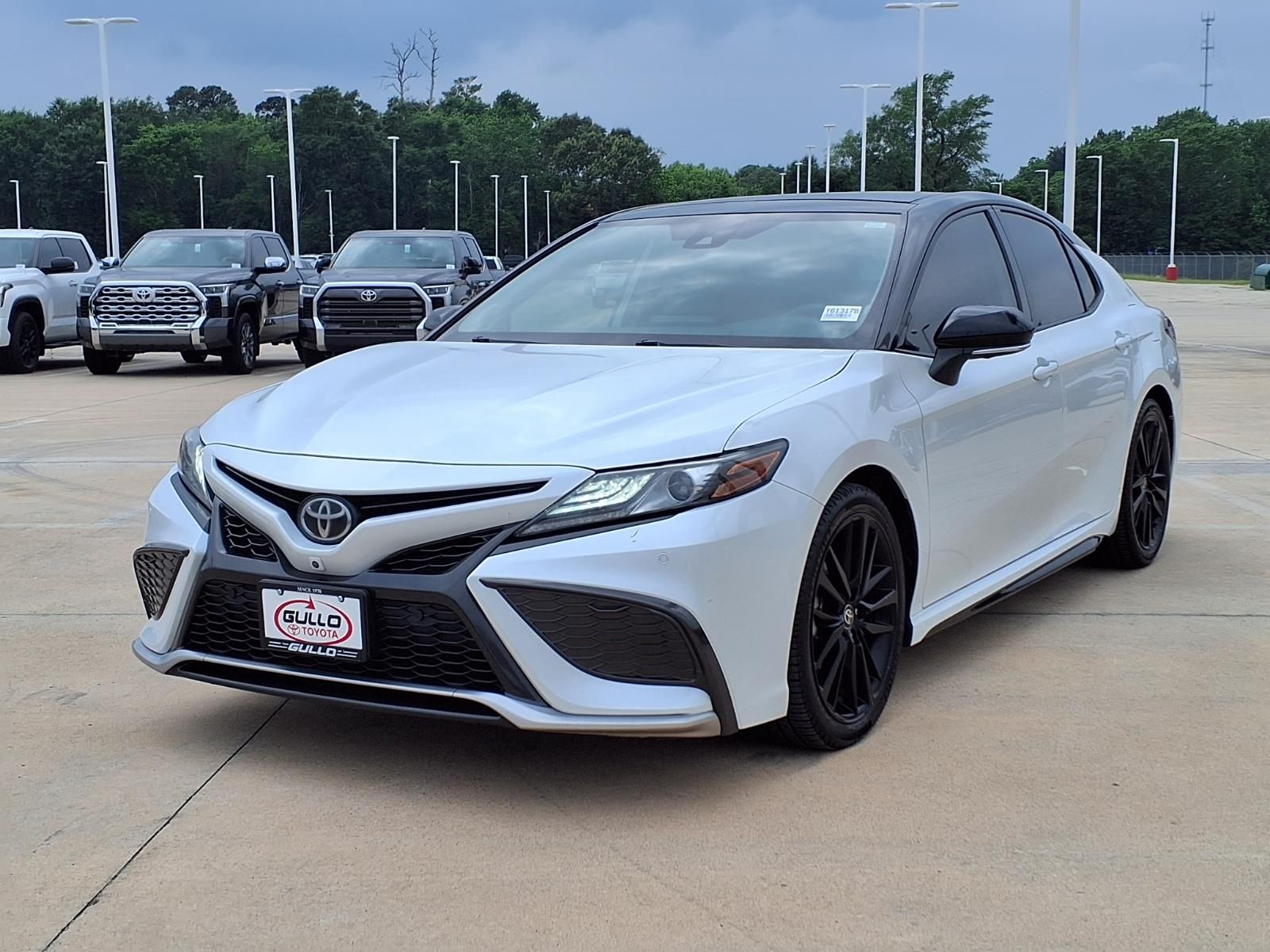 2021 Toyota Camry XSE V6 Beige at Joe Myers Mazda Kia