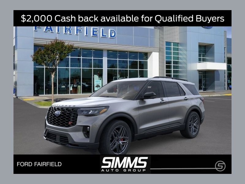 Carbonized Gray Metallic 2026 Ford Explorer ST AWD SUV / Crossover All-Wheel Drive Automatic