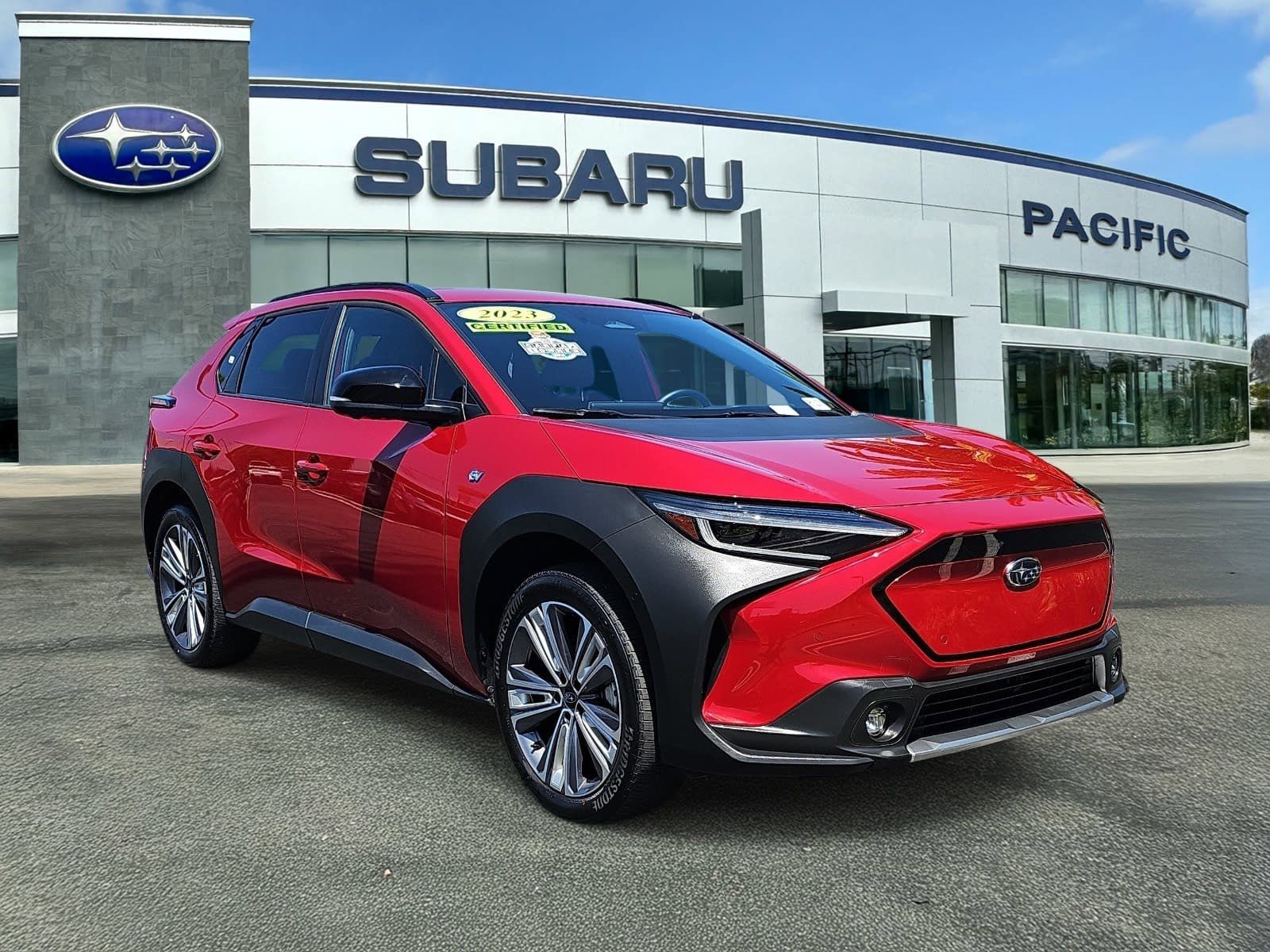 Elemental Red Pearl 2023 Subaru Solterra Limited AWD SUV / Crossover All-Wheel Drive 1-Speed Automatic