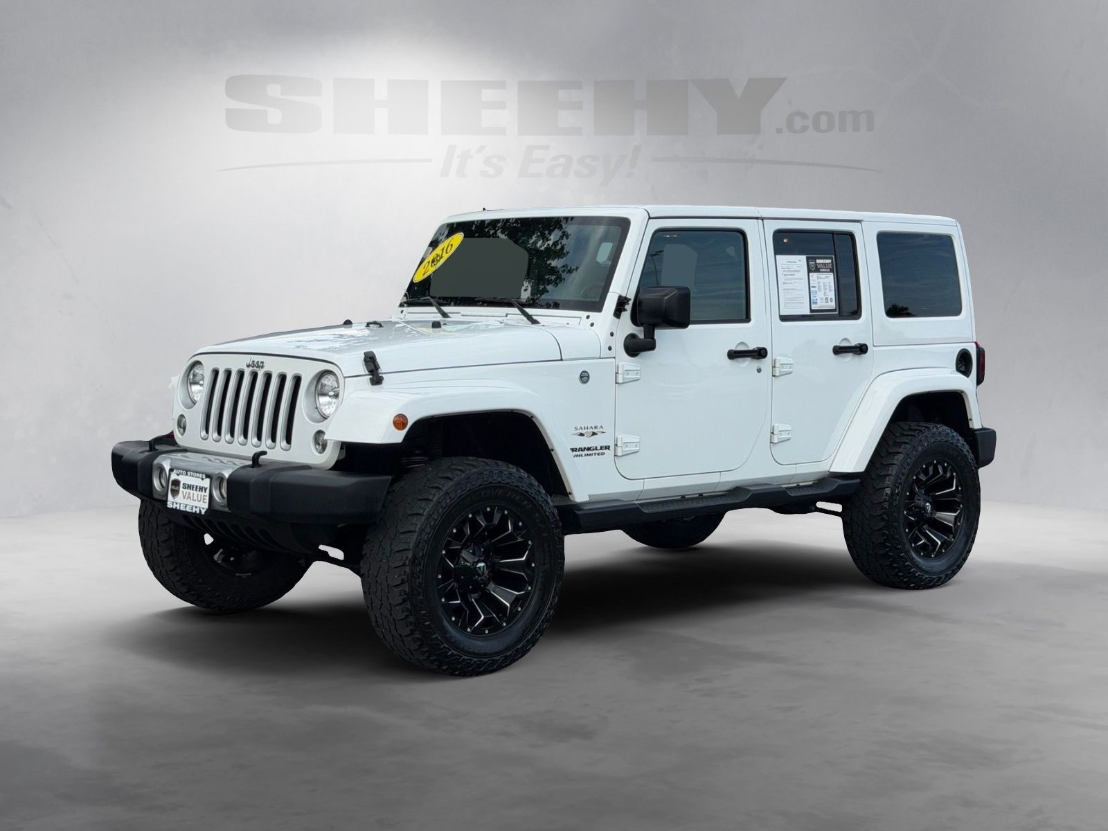 Used 2016 Bright White Clearcoat Jeep Unlimited Sahara image 16