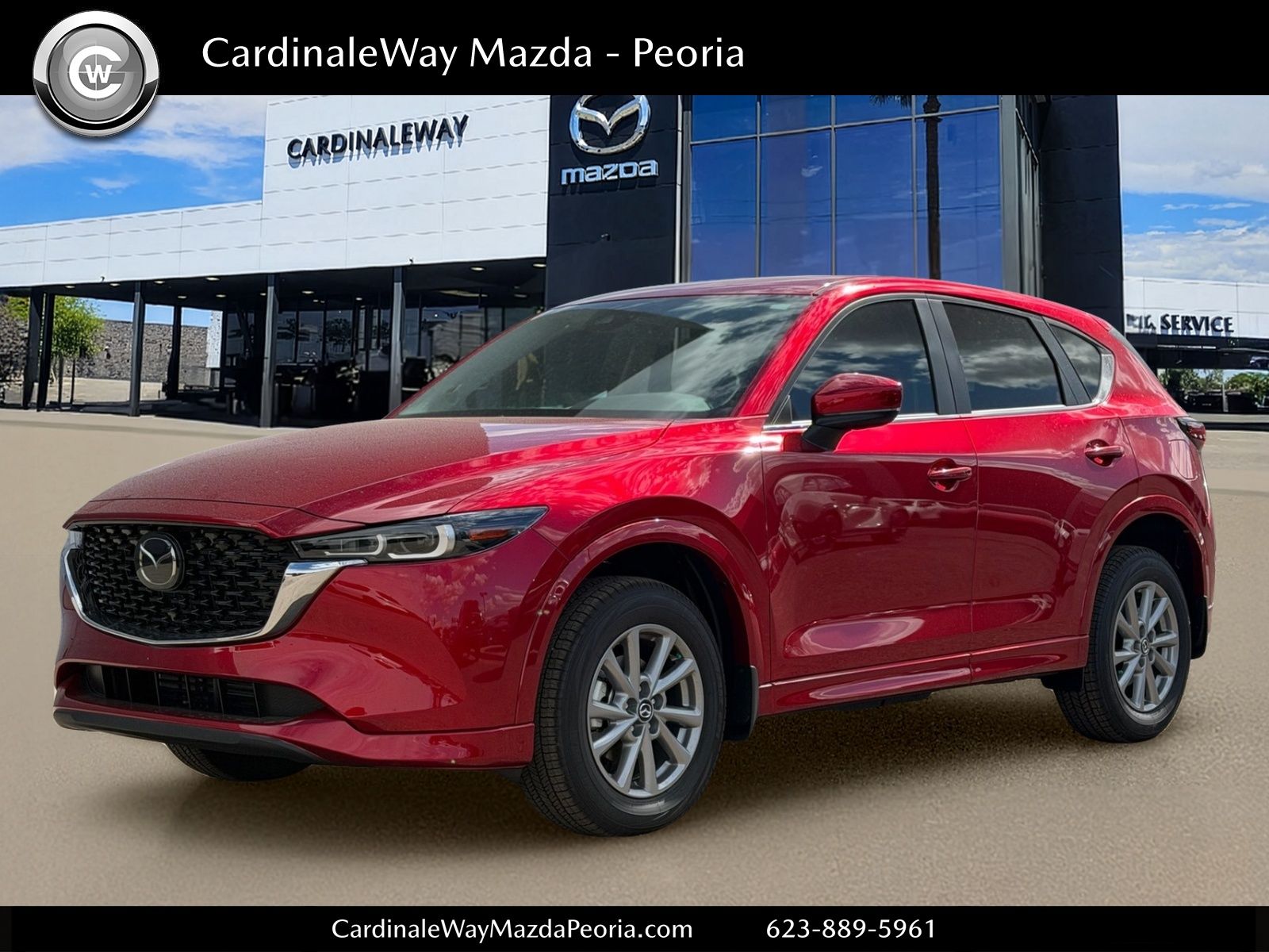 Red Crystal 2025 Mazda CX-5 2.5 S Select AWD SUV / Crossover All-Wheel Drive 6-Speed Automatic