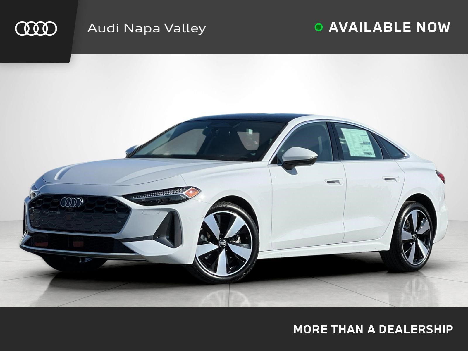 Glacier White Metallic 2025 Audi A5 Sedan All-Wheel Drive 7-Speed Automatic