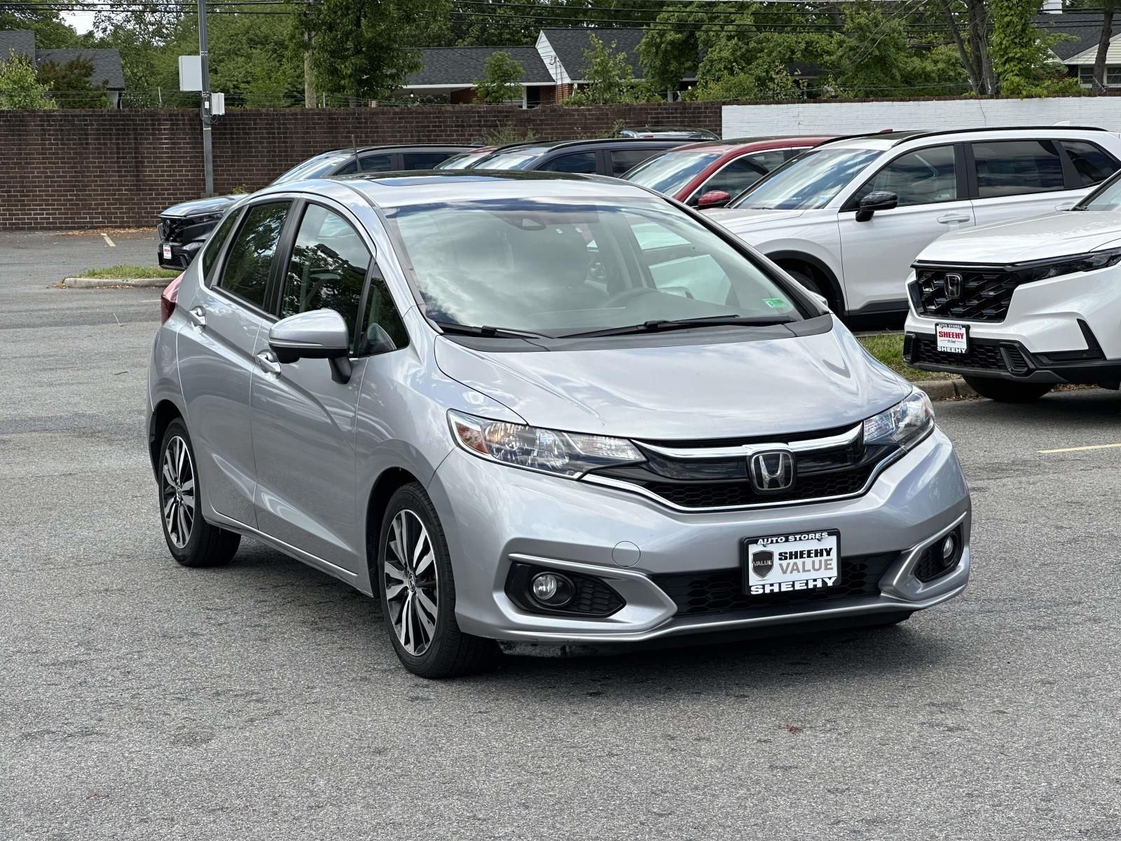 Lunar Silver Metallic 2018 Honda Fit EX Hatchback Front-Wheel Drive Continuously Variable Transmission