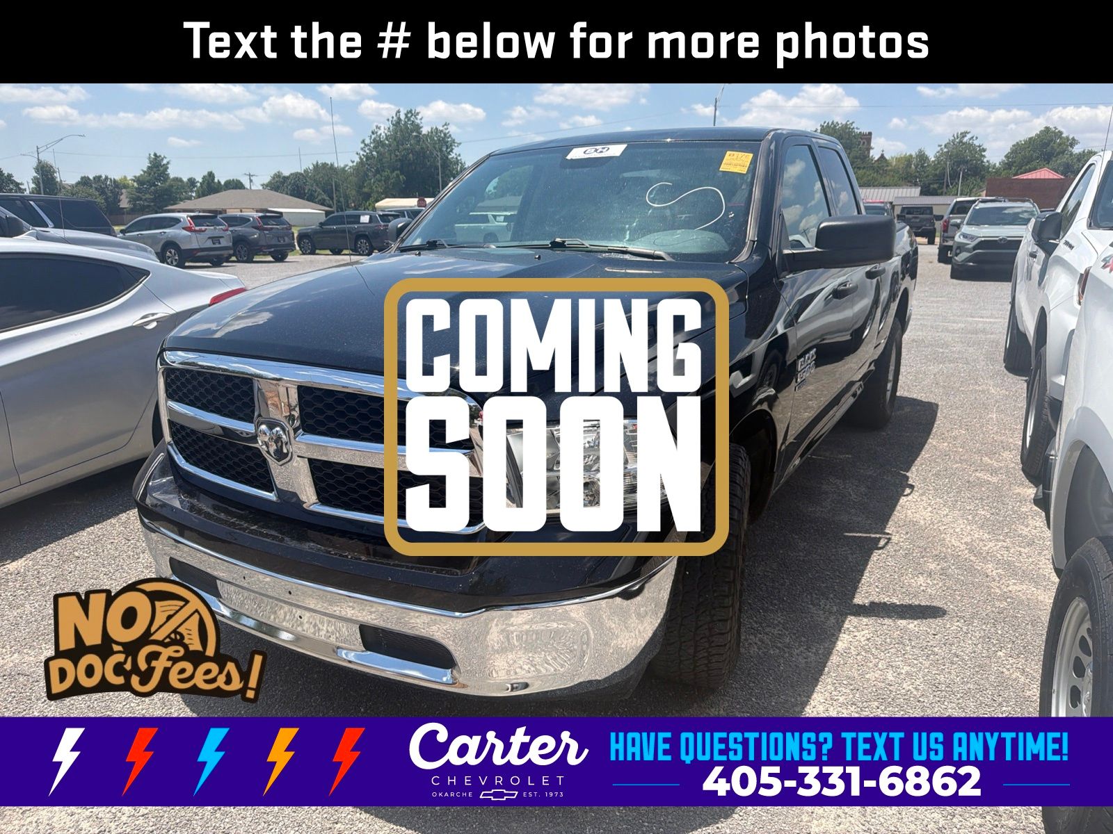 Diamond Black Crystal Pearlcoat 2019 RAM 1500 Pickup Truck 4X2 8-Speed Automatic