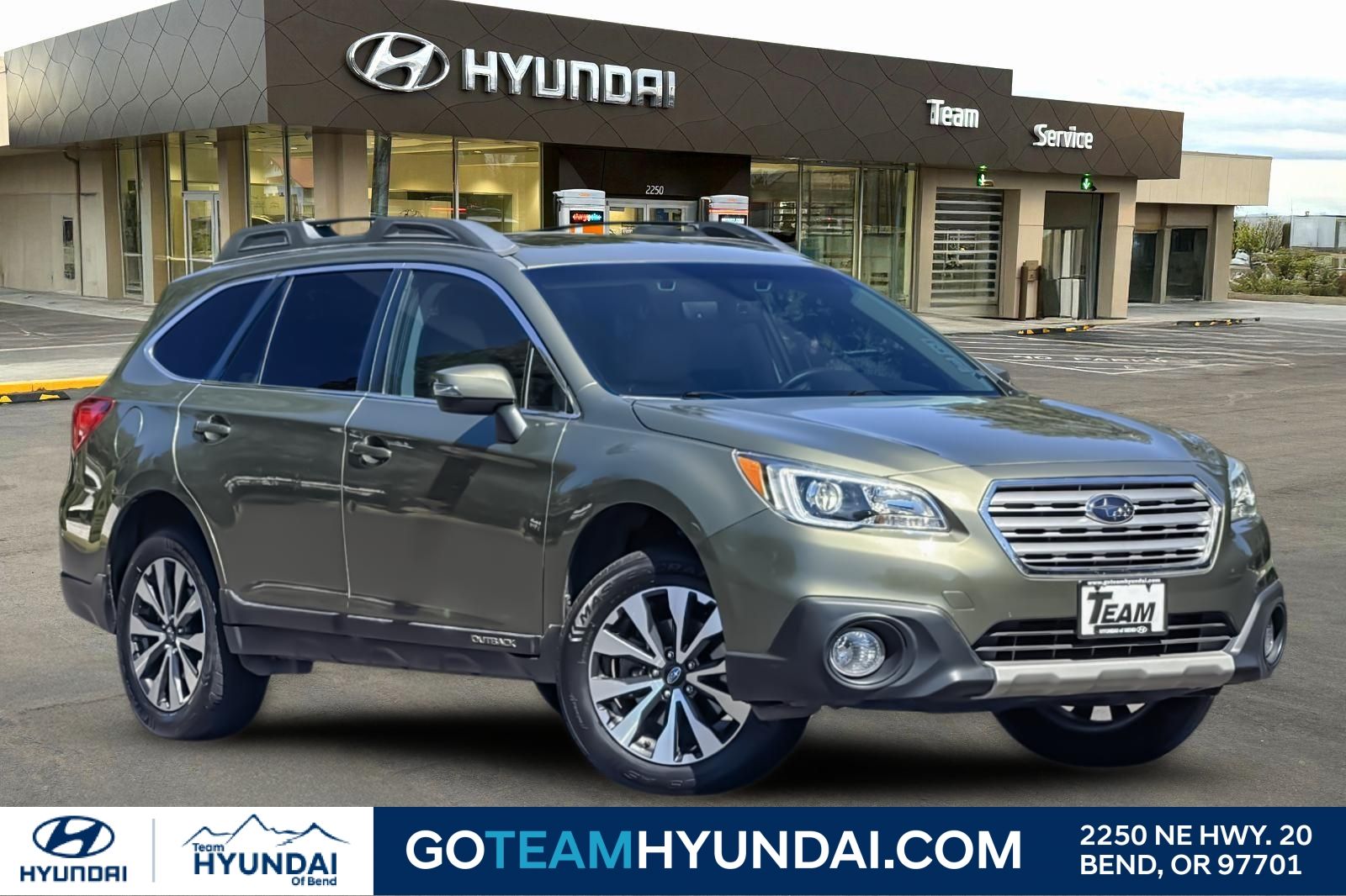 Wilderness Green Metallic 2017 Subaru Outback Wagon All-Wheel Drive Continuously Variable Transmission