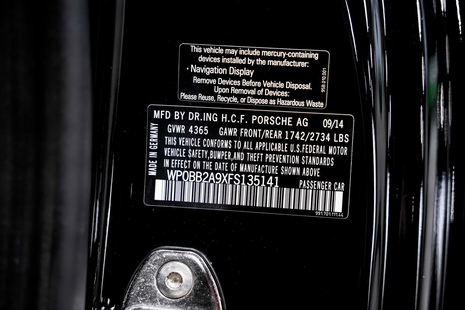 2015 Porsche 911 Targa 4S — photo 41