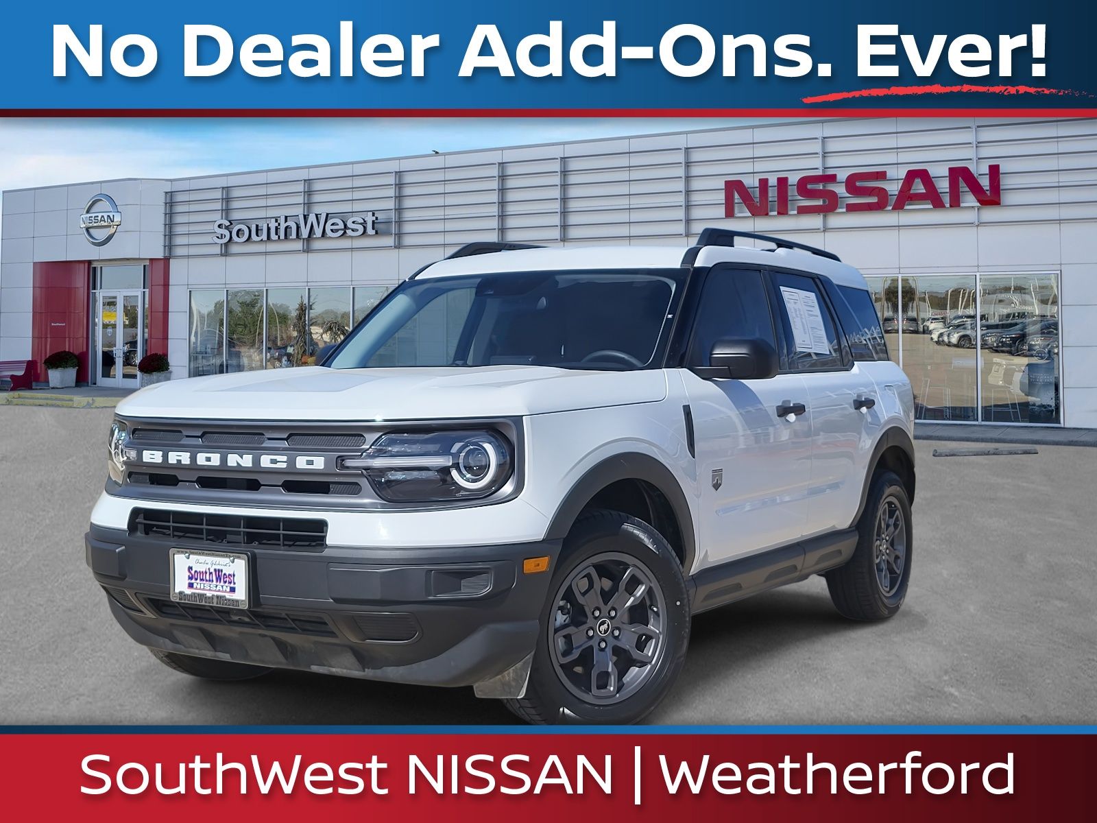 Oxford White 2024 Ford Bronco Sport Big Bend AWD SUV / Crossover All-Wheel Drive 8-Speed Automatic