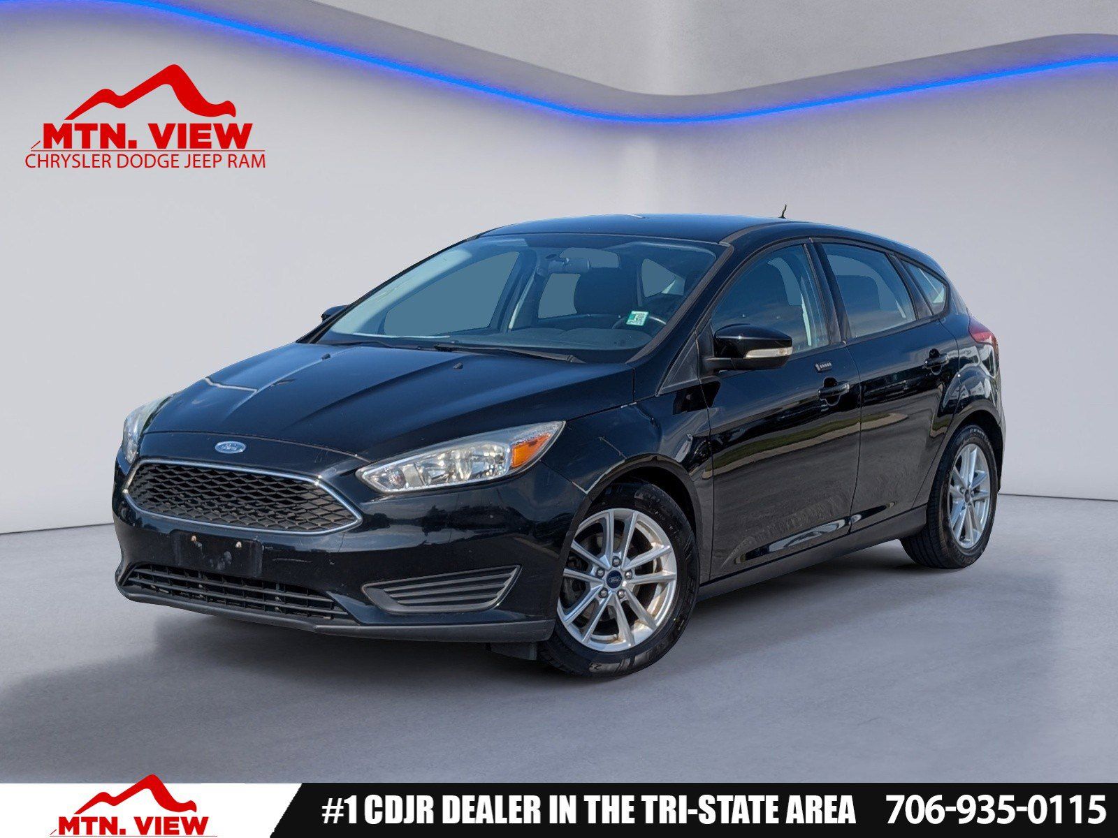 Shadow Black 2016 Ford Focus SE Hatchback Hatchback Front-Wheel Drive Automatic