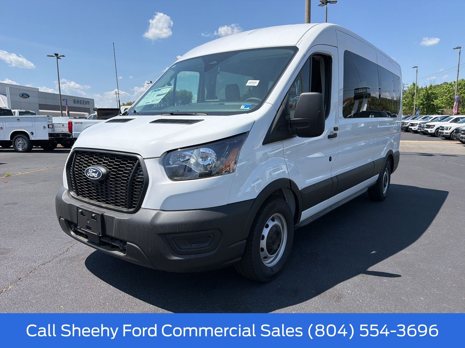New 2026 Oxford White Ford Mid Roof 15-Passenger Van image 2