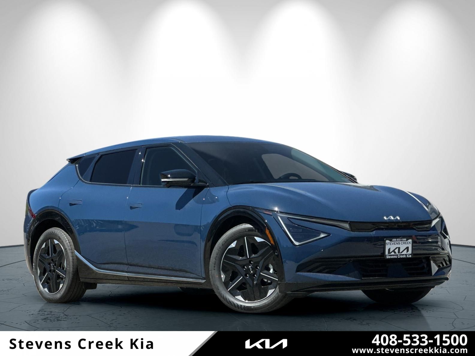 Midnight Lake Blue 2026 Kia EV6 Wind AWD SUV / Crossover 1-Speed Automatic