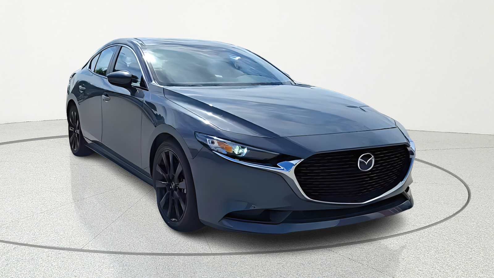 Polymetal Gray Metallic 2024 Mazda MAZDA3 2.5 S Carbon Edition Sedan AWD Sedan All-Wheel Drive 6-Speed Automatic