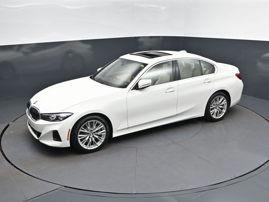 Alpine White 2023 BMW 3 Series Sedan Rear-Wheel Drive 8-Speed Automatic