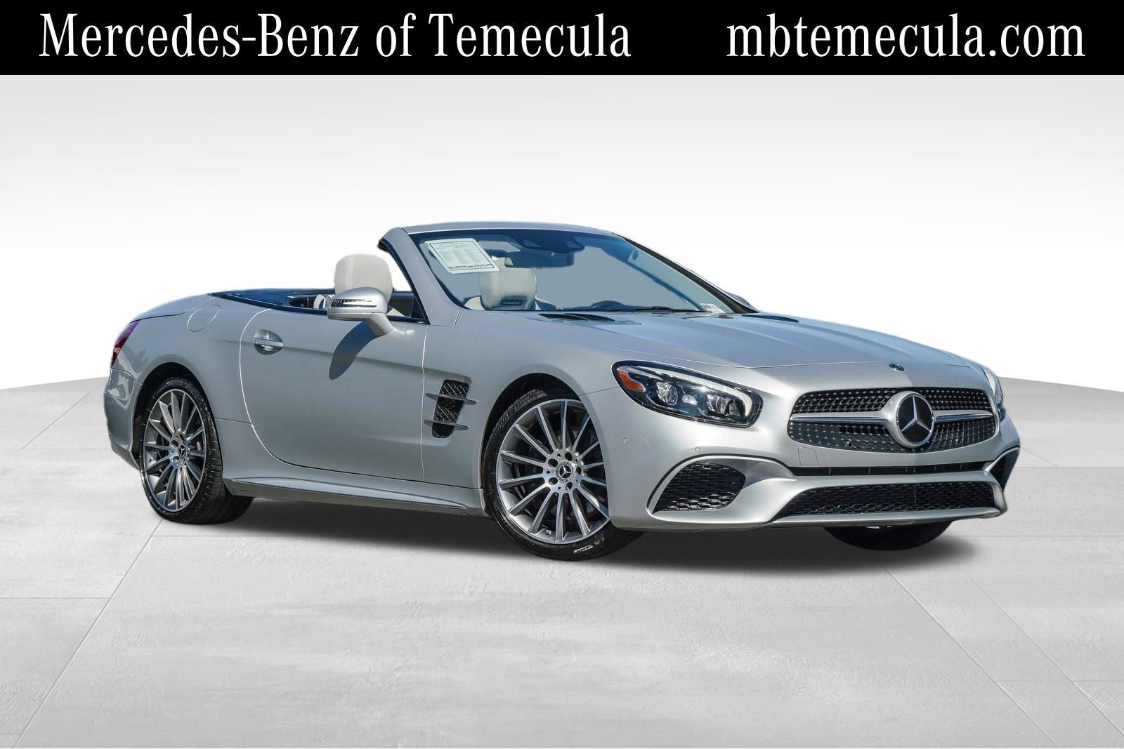 Iridium Silver 2020 Mercedes-Benz SL-Class Convertible Rear-Wheel Drive 9-Speed Automatic