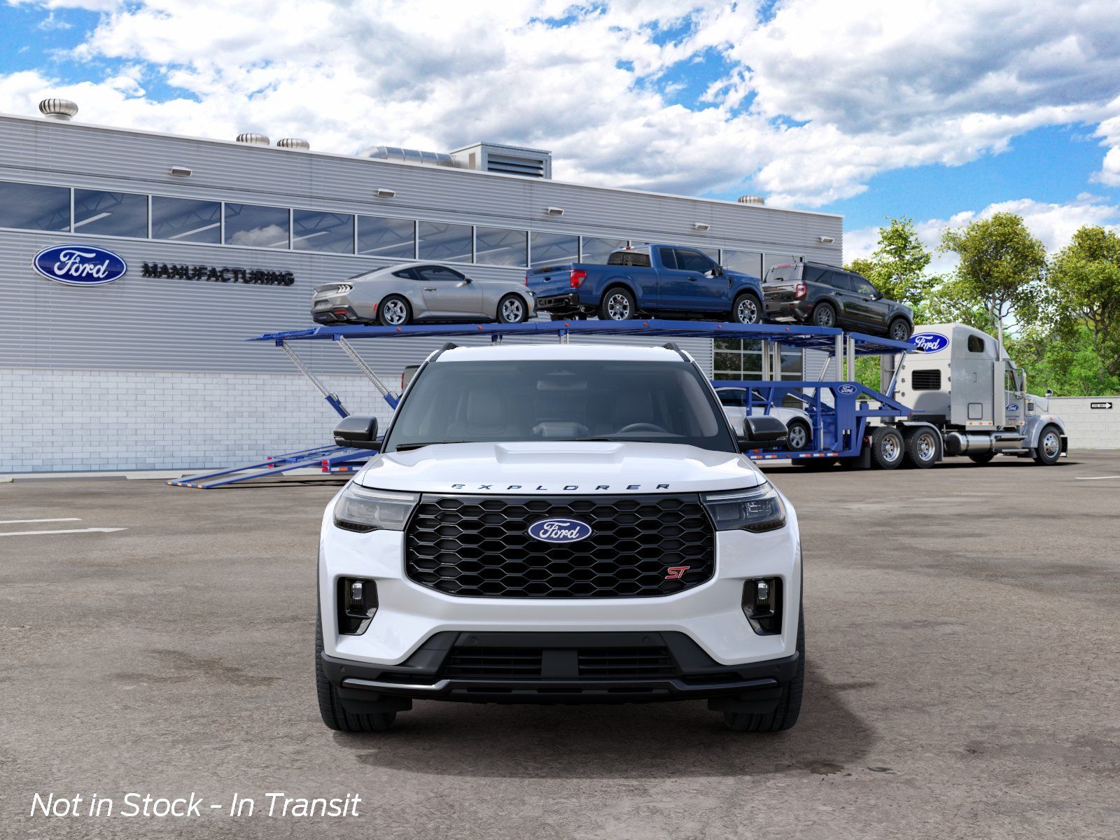 New 2027 Star White Metallic Tri-Coat Ford ST image 2