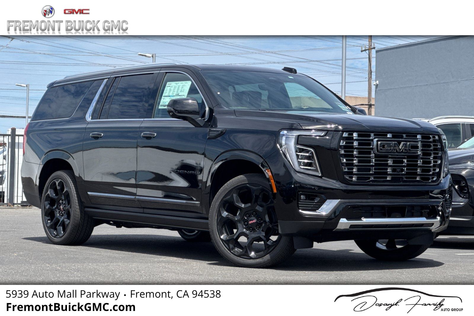 Onyx Black 2026 GMC Yukon XL SUV / Crossover Four-Wheel Drive 