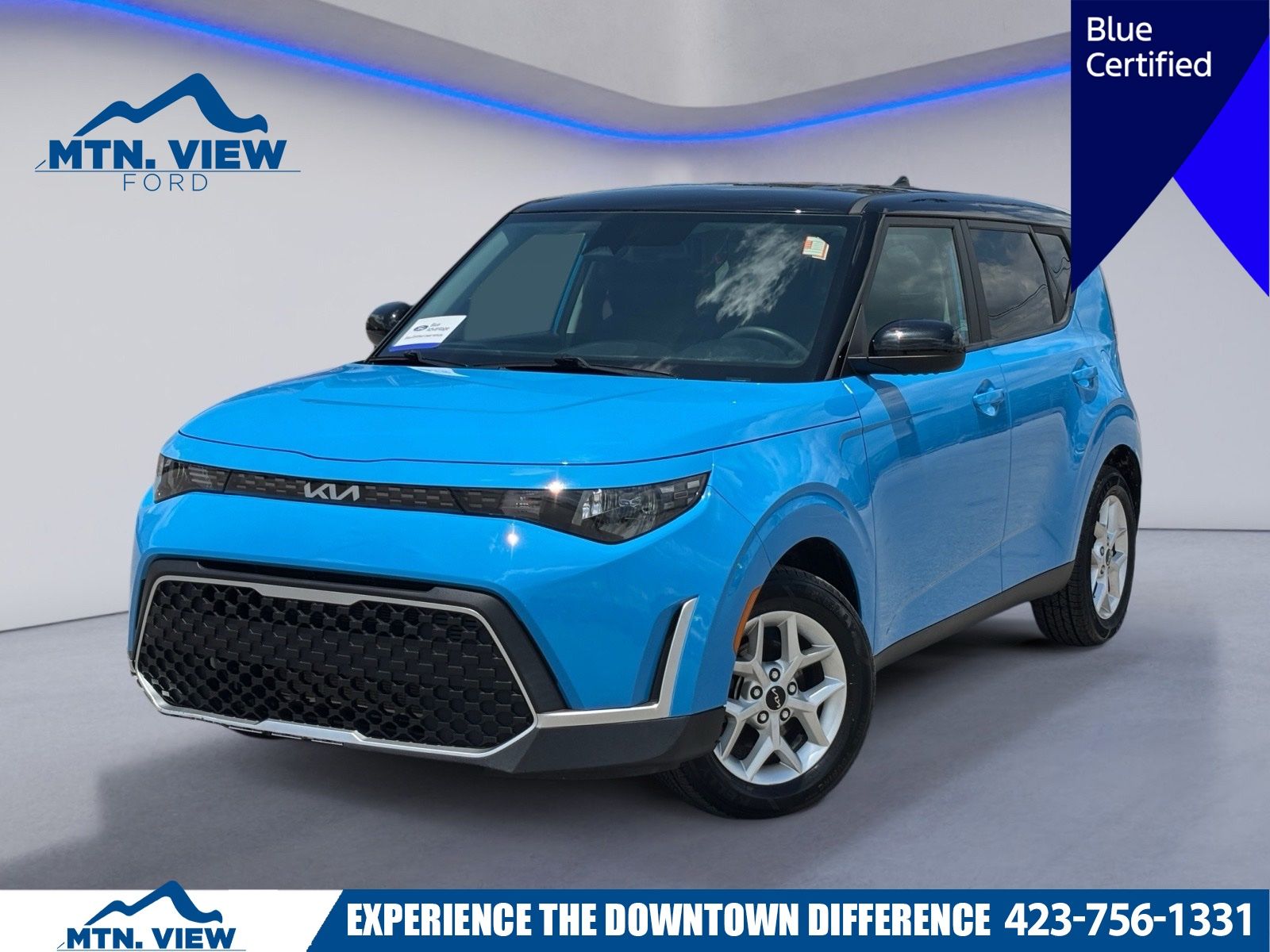 Surf Blue w/Black Roof 2024 Kia Soul SUV / Crossover Front-Wheel Drive Continuously Variable Transmission