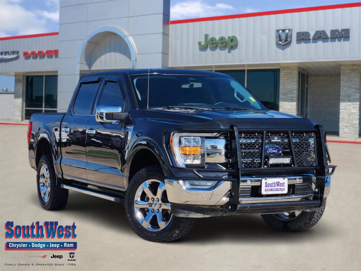 Quartz Metallic 2022 Ford F-150 Lariat SuperCrew 4WD Pickup Truck Four-Wheel Drive Automatic