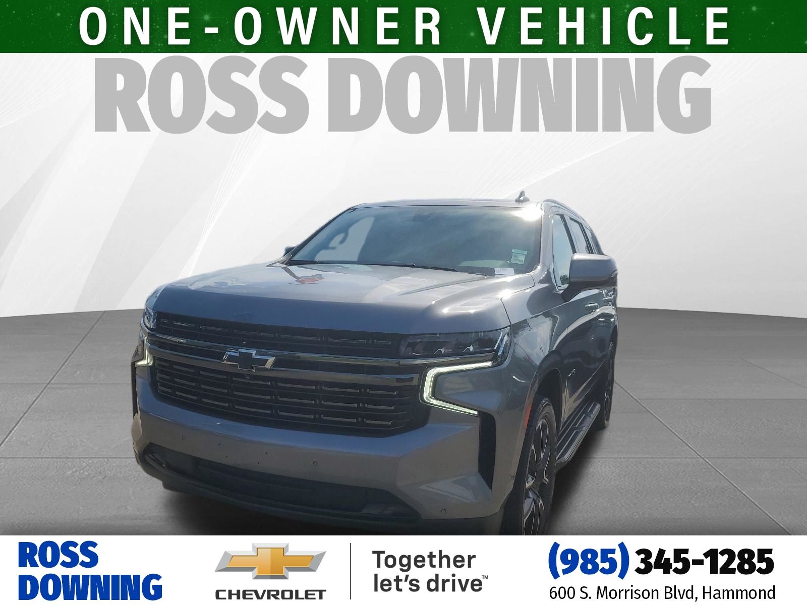 2022 Chevrolet Tahoe RST Gray at Supreme Chevrolet of Gonzales