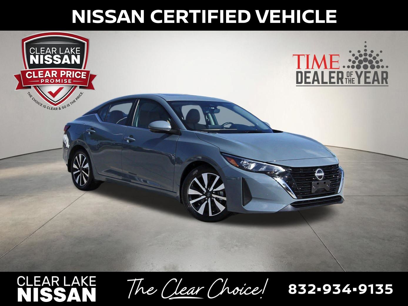 Atlantic Gray Metallic 2025 Nissan Sentra Sedan Front-Wheel Drive Continuously Variable Transmission