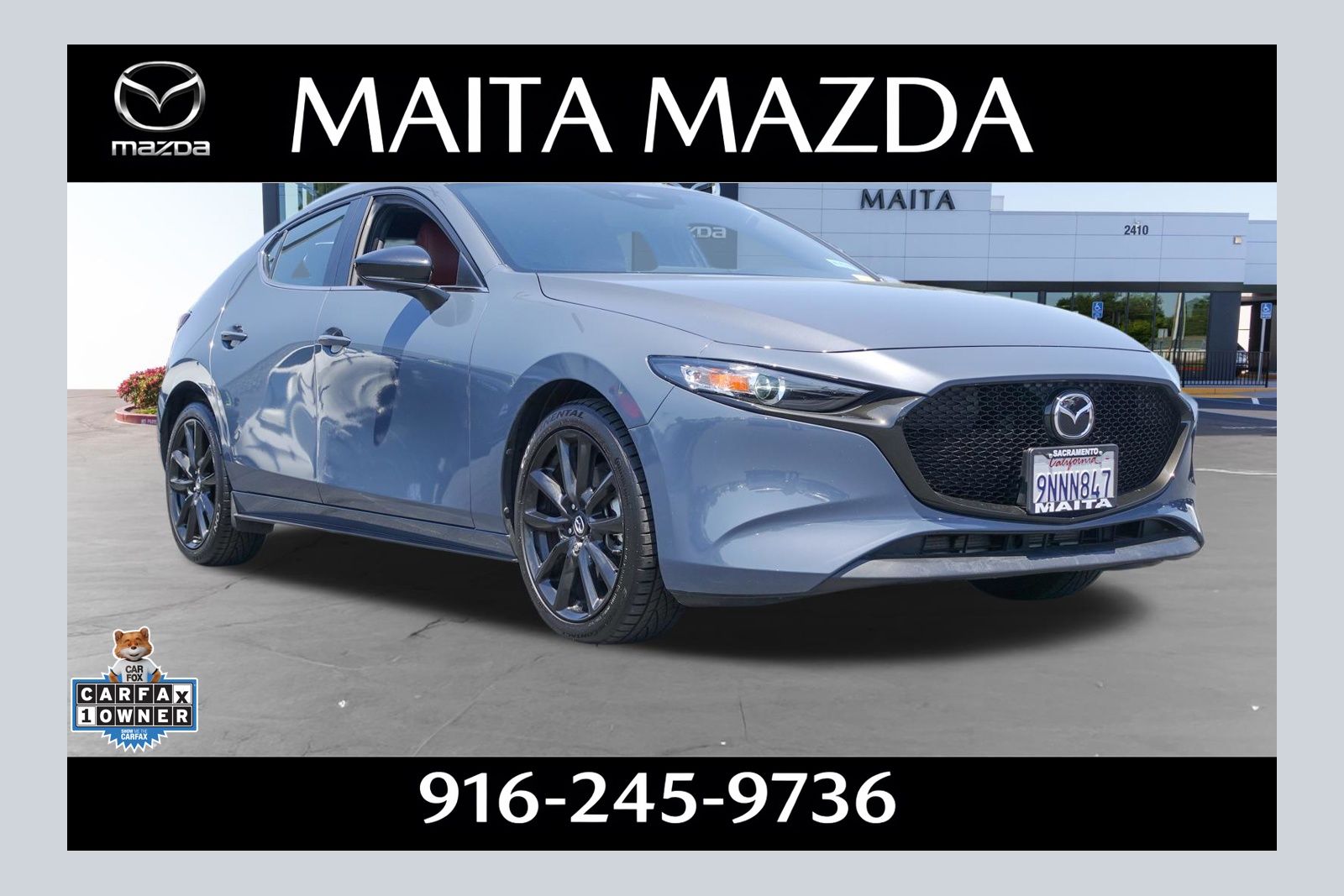 Polymetal Gray Metallic 2024 Mazda MAZDA3 Hatchback All-Wheel Drive 6-Speed Automatic