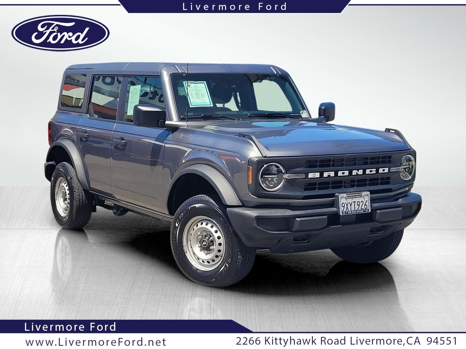 Gray Metallic 2025 Ford Bronco SUV / Crossover Four-Wheel Drive Automatic
