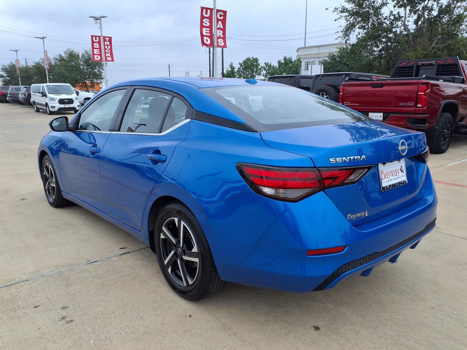 2025 Nissan Sentra SV Blue at Central Houston Nissan