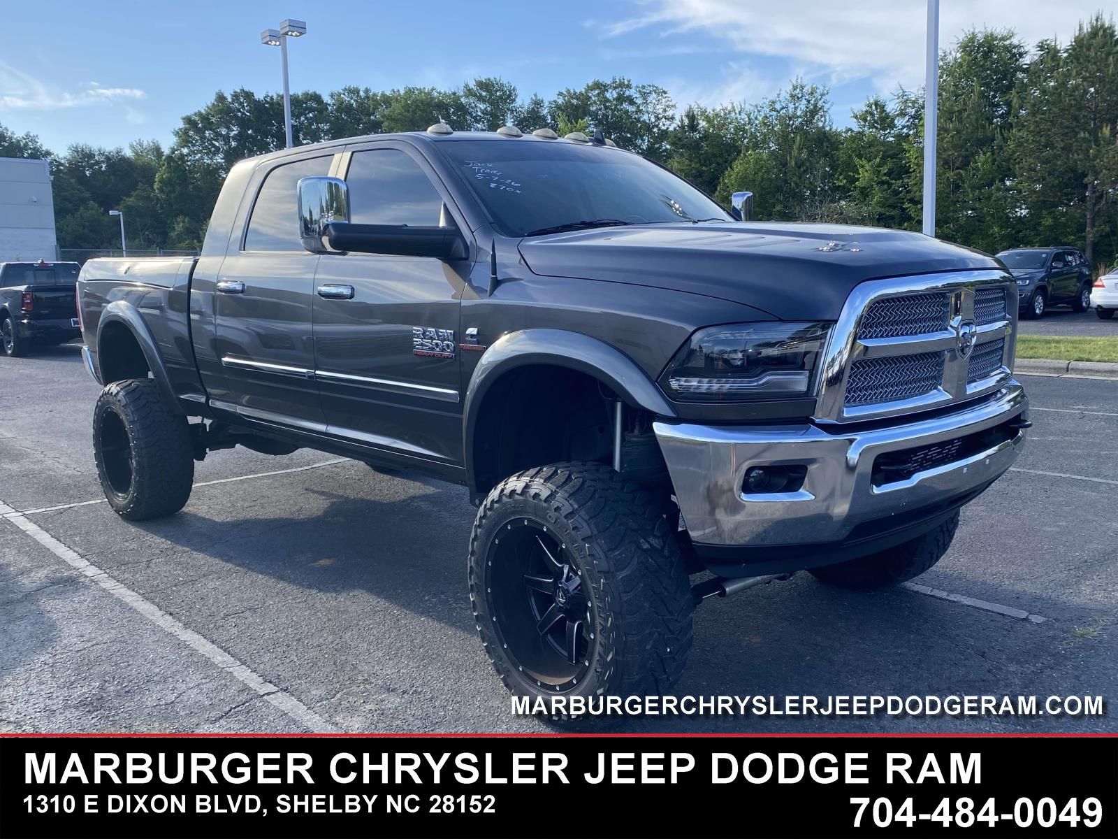 Gray (Granite Crystal Metallic Clearcoat) 2014 RAM 2500 Laramie Longhorn Mega Cab 4WD Pickup Truck Four-Wheel Drive 6-Speed Automatic